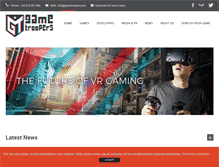 Tablet Screenshot of gametroopers.net